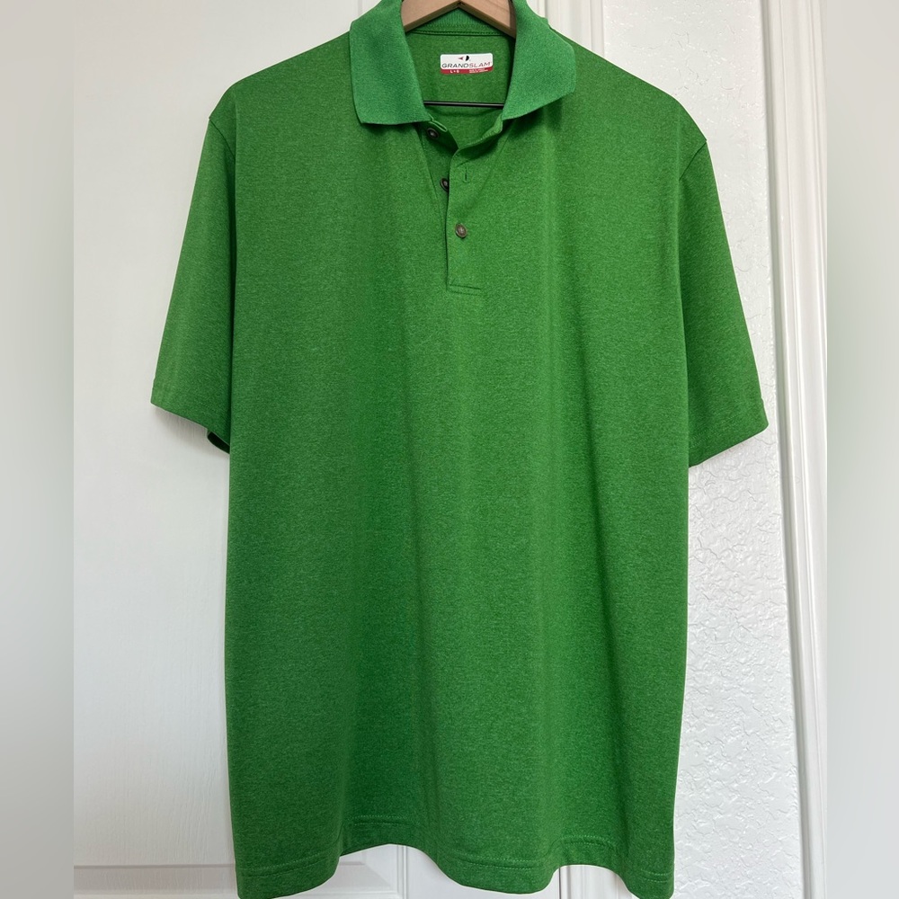 Grand Slam Golf Polo Shirt | fresh green | L